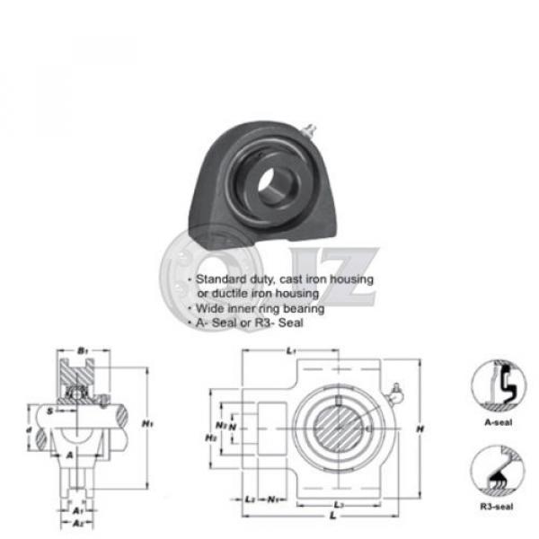 1.1875 in Take Up Units Cast Iron HCT206-19 Mounted Bearing HC206-19+T206 QTY:1 #2 image